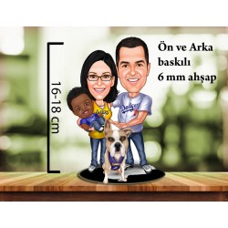 Aile karikatür biblo ATS_01
