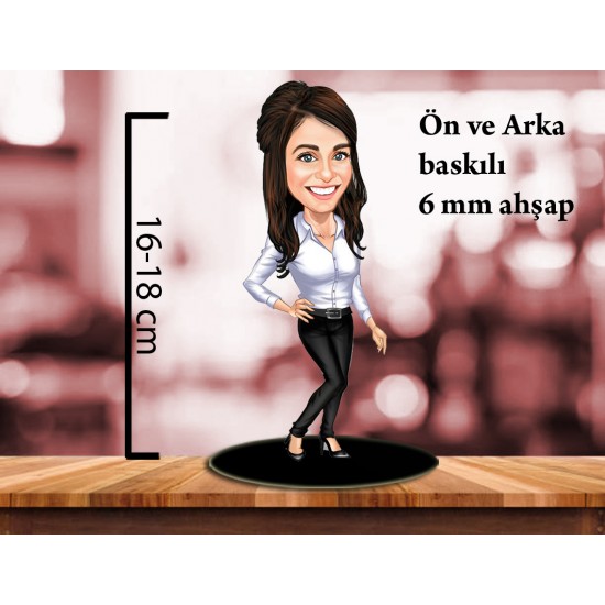 Bayan karikatür biblo ATS_245 Bayan karikatür biblo ATS_245