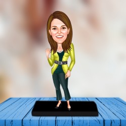 Bayan karikatür biblo ATS_246