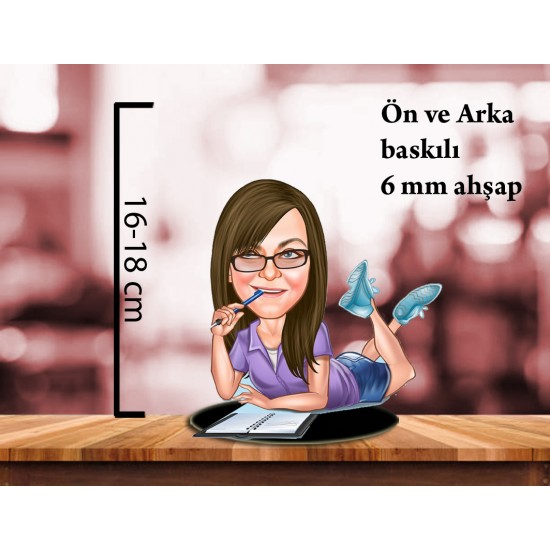 Bayan karikatür biblo ATS_250 Bayan karikatür biblo ATS_250