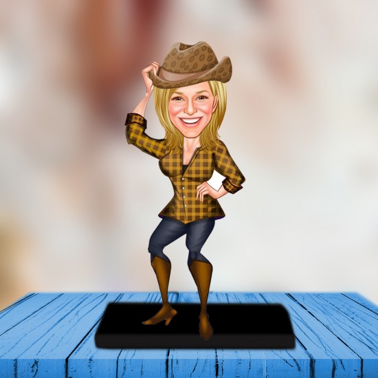 Bayan karikatür biblo ATS_252