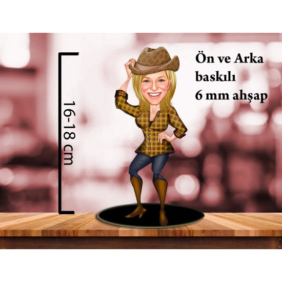 Bayan karikatür biblo ATS_252 Bayan karikatür biblo ATS_252
