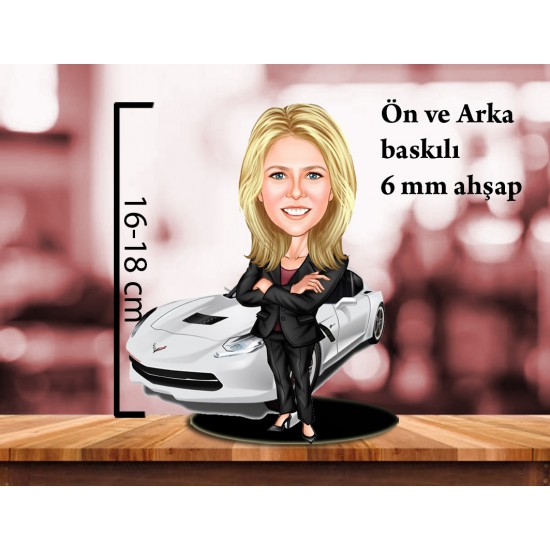 Bayan karikatür biblo ATS_254 Bayan karikatür biblo ATS_254