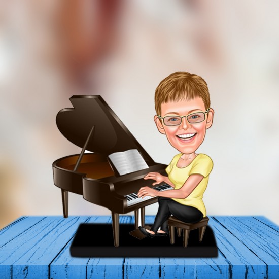 Bayan karikatür biblo ATS_300