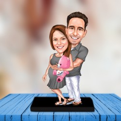 Çiftler karikatür biblo ATS_397