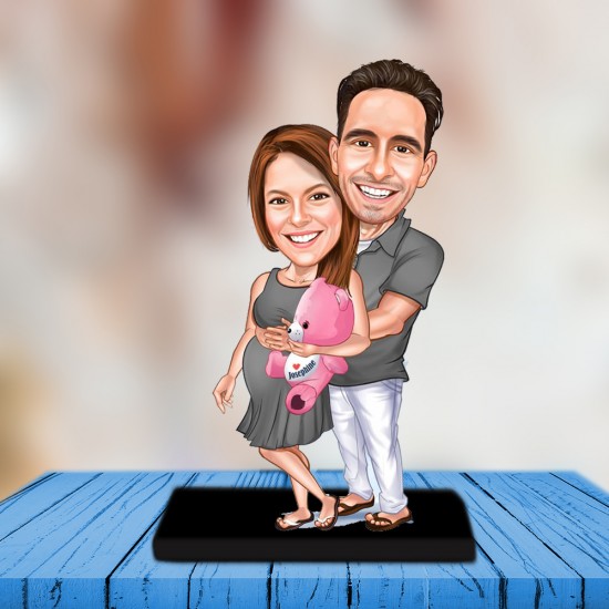 Çiftler karikatür biblo ATS_397