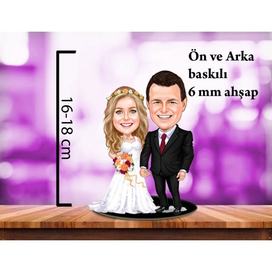 Çiftler karikatür biblo ATS_399 Çiftler karikatür biblo ATS_399