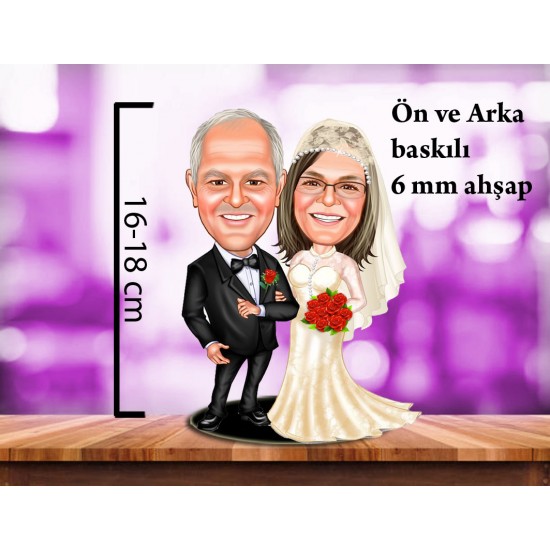 Çiftler karikatür biblo ATS_403 Çiftler karikatür biblo ATS_403