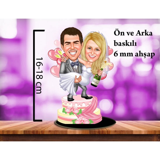 Çiftler karikatür biblo ATS_404 Çiftler karikatür biblo ATS_404
